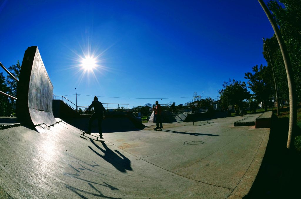 Pista de skate no Quilombo Corumbataí (Foto: Wanderley Garcia)