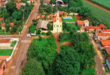 Vista aérea do distrito de Tanquinho (foto: reprodução)