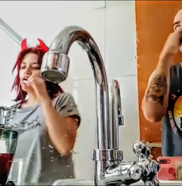 Cena do clipe Embaça de Belize e Bermudas (foto: reprodução)