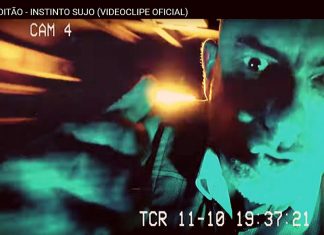 Cena do clipe Instinto Sujo da banda Oitão, com o chefe Henrique Fogaça (foto: reprodução)