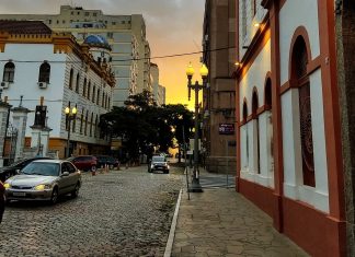 Rua dos Andradas em Porto Alegre