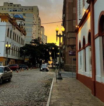 Rua dos Andradas em Porto Alegre