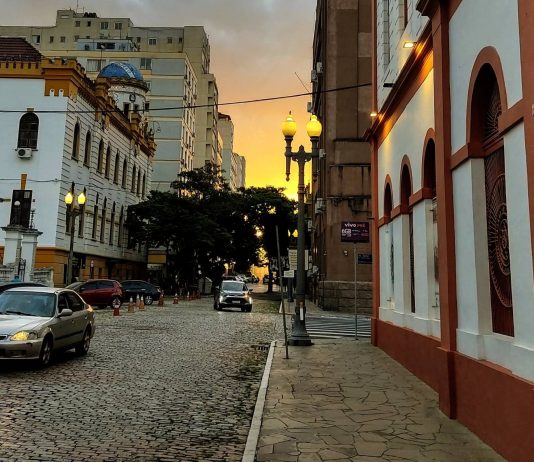 Rua dos Andradas em Porto Alegre
