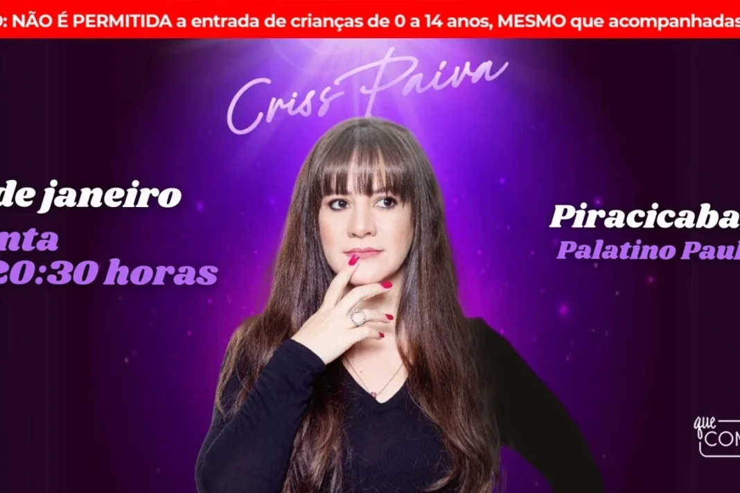 Criss Paiva Em Piracicaba Stand Up Comedy