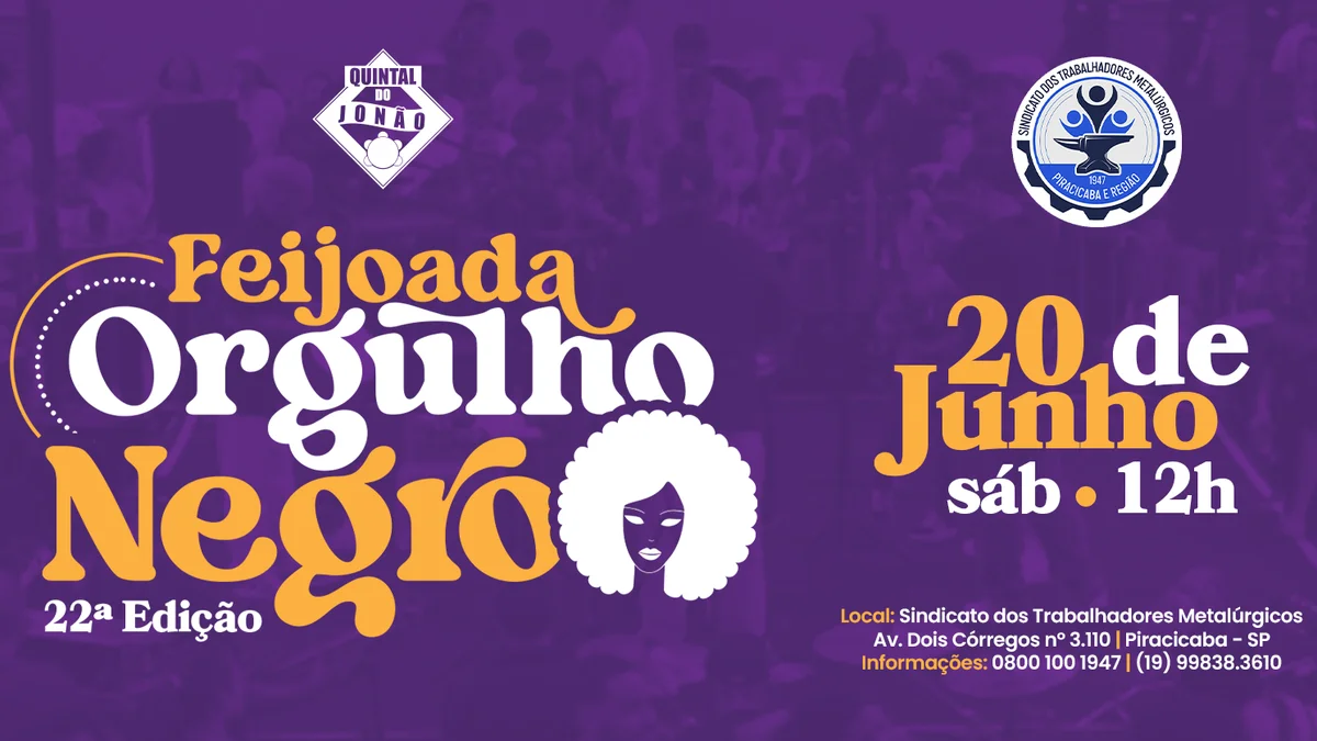 22ª Feijoada Orgulho Negro Em