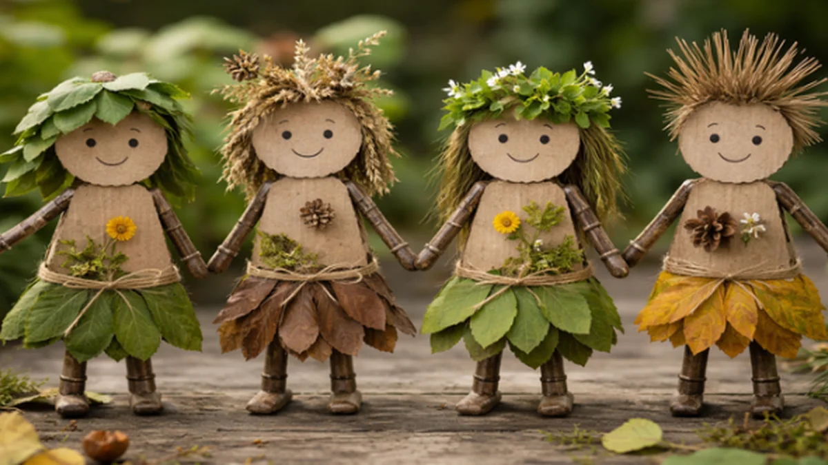 Bonecos Que Nascem Do Quintal: