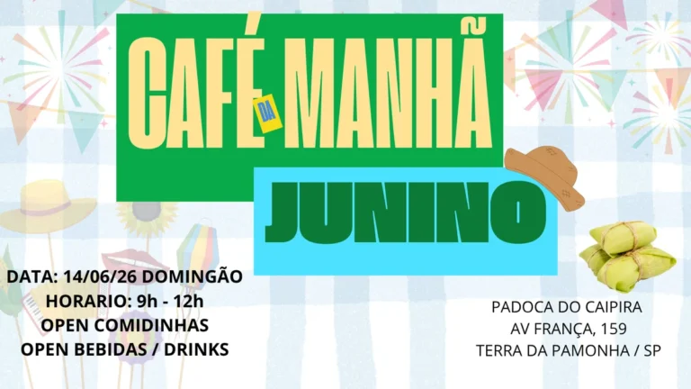 Café da Manhã Junino – Caipira Padoca em Piracicaba