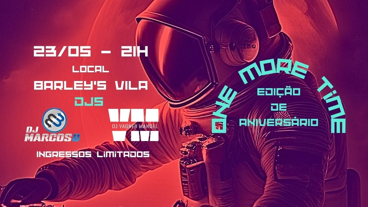 Festa "One More Time" Celebra