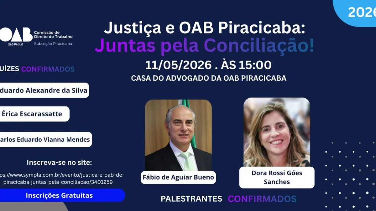Semana De Conciliação: Justiça
