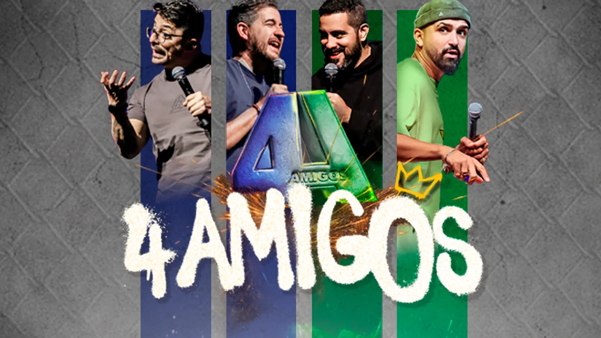 4 Amigos apresentam novo show de stand-up no Teatro Municipal de Piracicaba