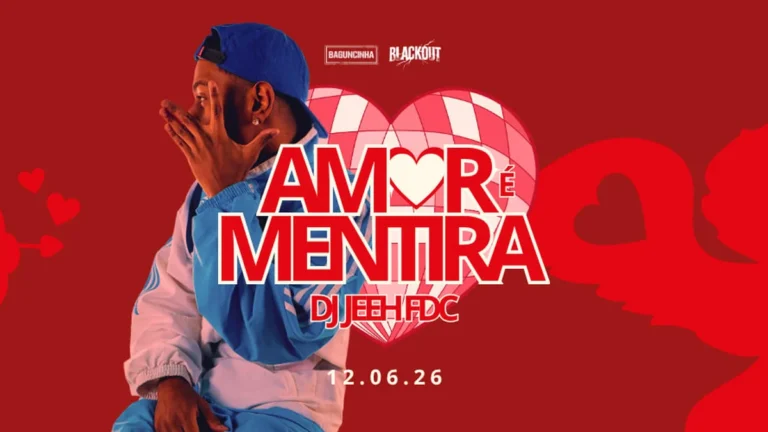 AMOR É MENTIRA com JEEH FDC na Dvines Piracicaba