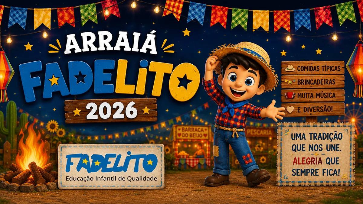Arraiá Fadelito 2026: Festa Junina com comidas típicas, brincadeiras e música sertaneja em Piracicaba