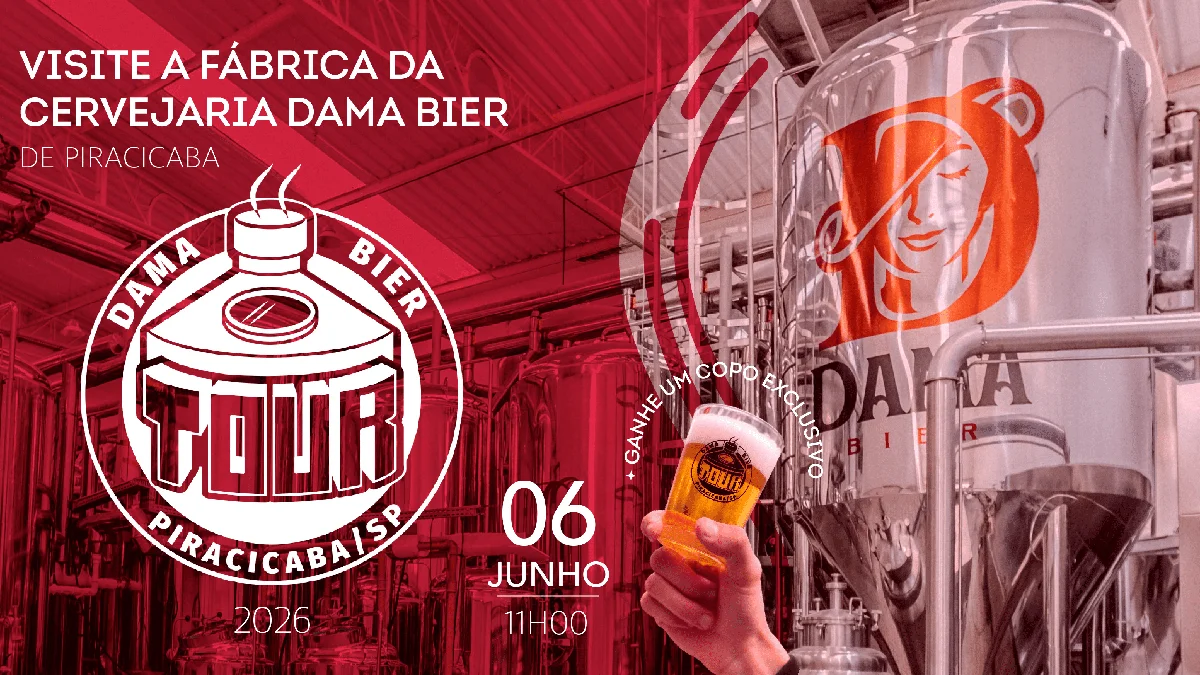 DAMA BIER TOUR 2026: Experiência e Degustação na Melhor Cervejaria de SP em Piracicaba