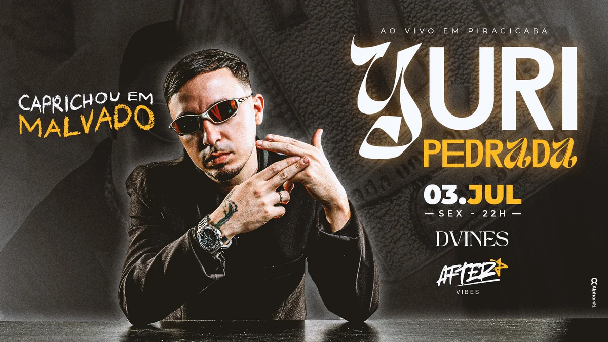 DJ Yuri Pedrada em Piracicaba: After Vibes apresenta noite de funk