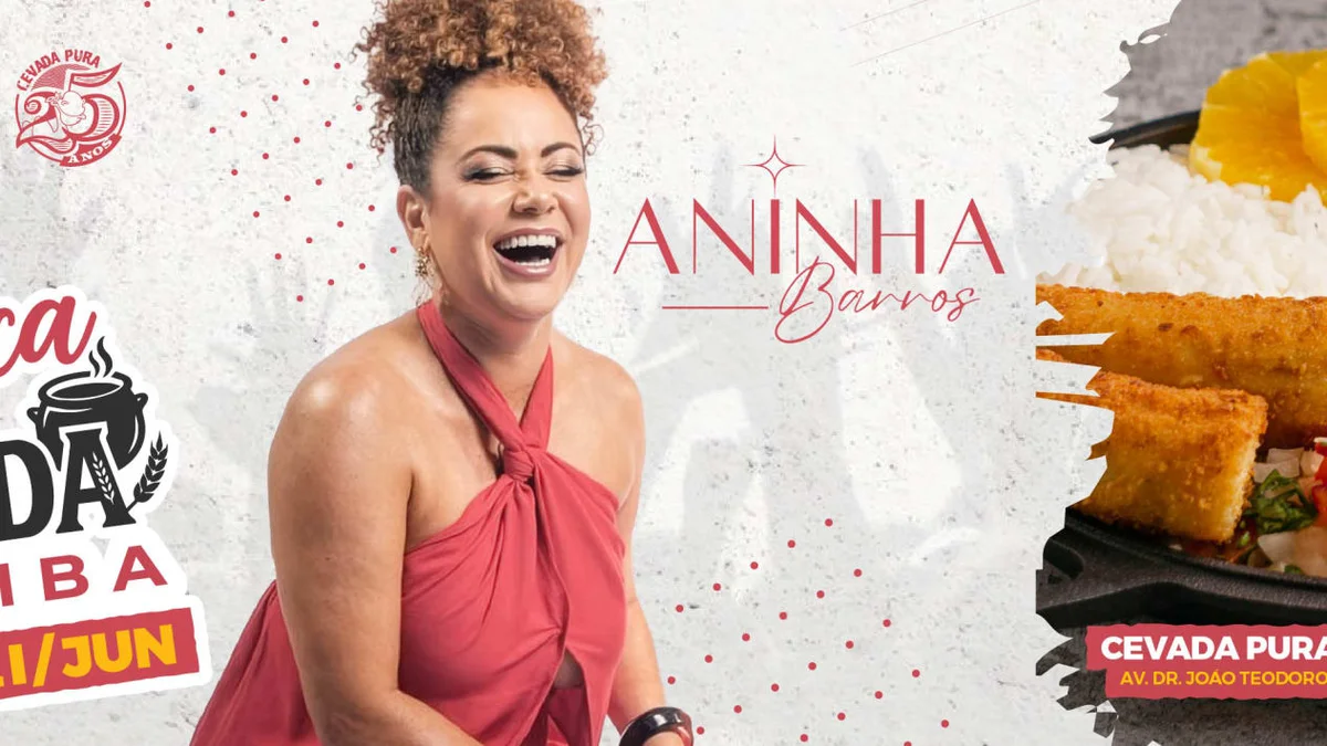 Feijoada da Cevada & Samba com Anderson Harttung e Aninha Barros em Piracicaba