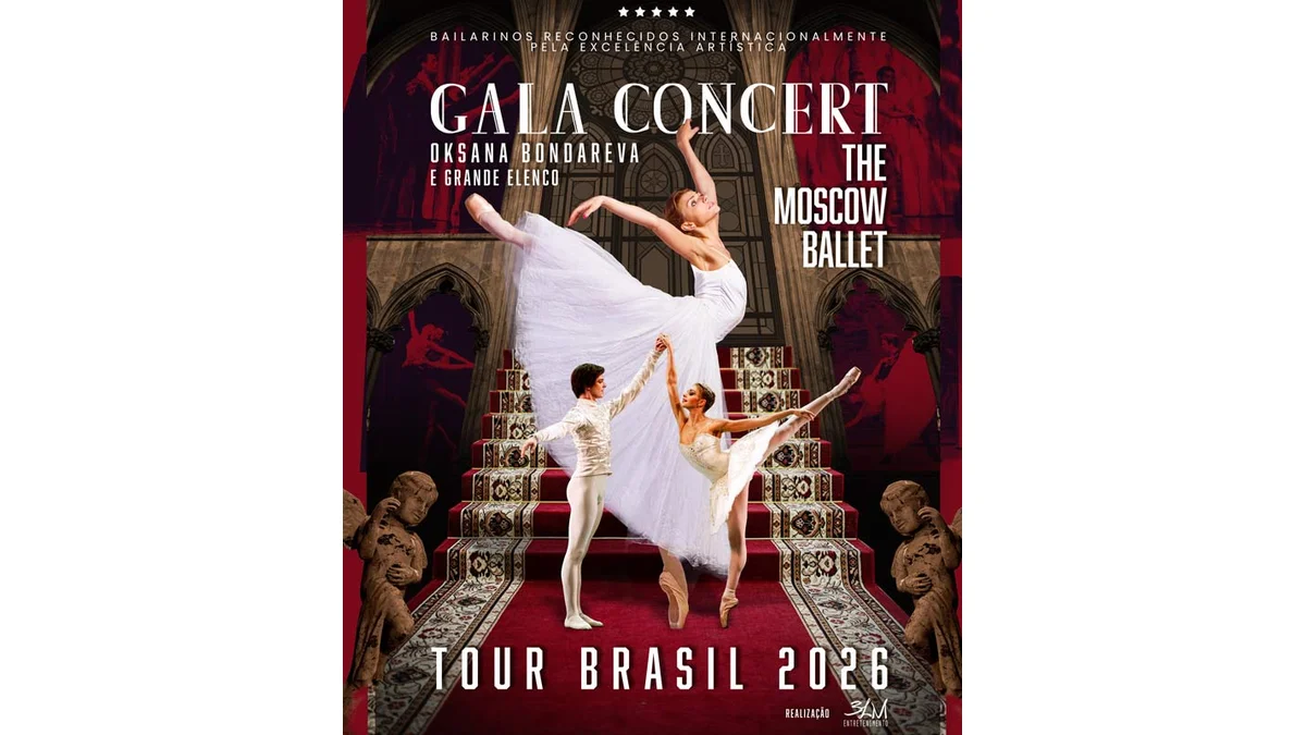 Gala Concert com espetáculo de dança no Teatro Municipal Dr. Losso Netto
