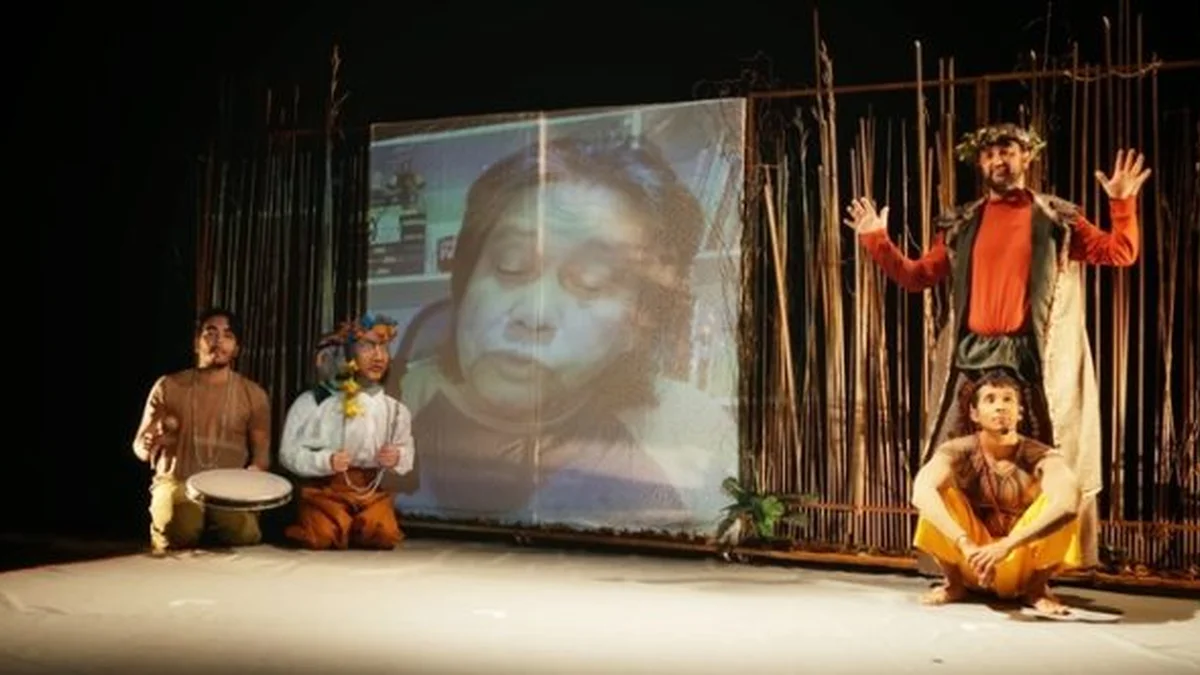 Meu Vô Apolinário: teatro inspirado em Daniel Munduruku no Sesc Piracicaba
