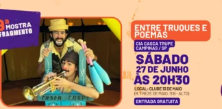 Casca Trupe apresenta “Entre Truques e Poemas” no Clube 13 de Maio Casca Trupe apresenta "Entre Truques e Poemas" no Clube 13 de Maio