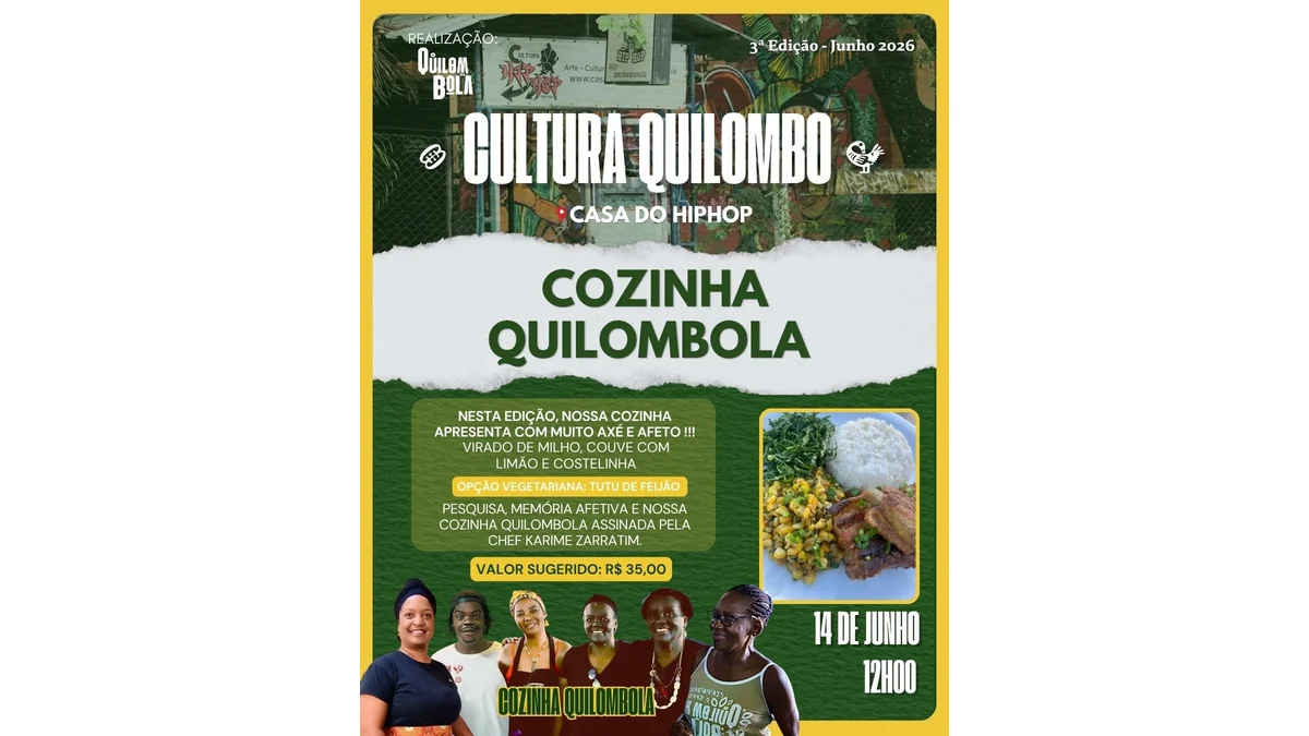 Cultura de Quilombo: Virado de Milho com Costelinha na Casa do Hip Hop em Piracicaba
