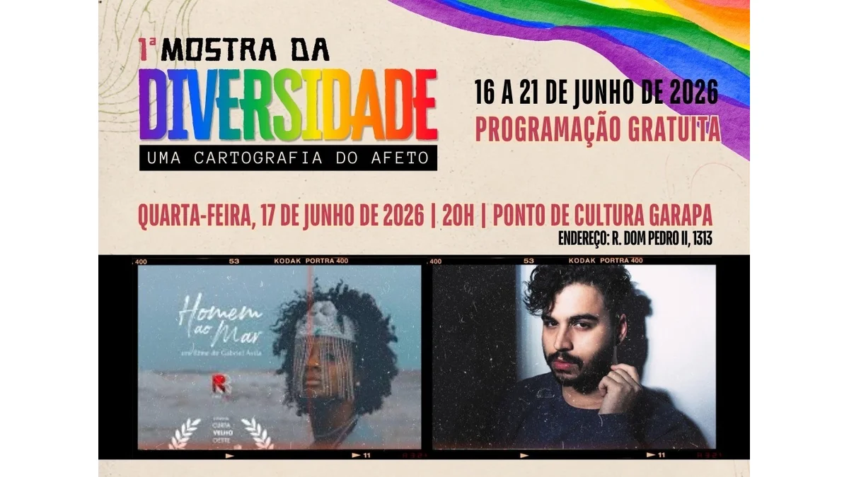 Curta "Homem ao Mar" e bate-papo com diretor Gabriel Ávilah em Piracicaba