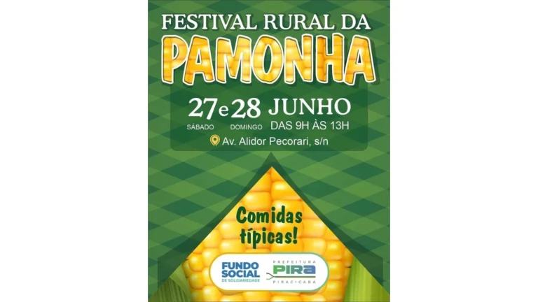 Festival Rural da Pamonha de Piracicaba celebra tradição e sabor das delícias do milho