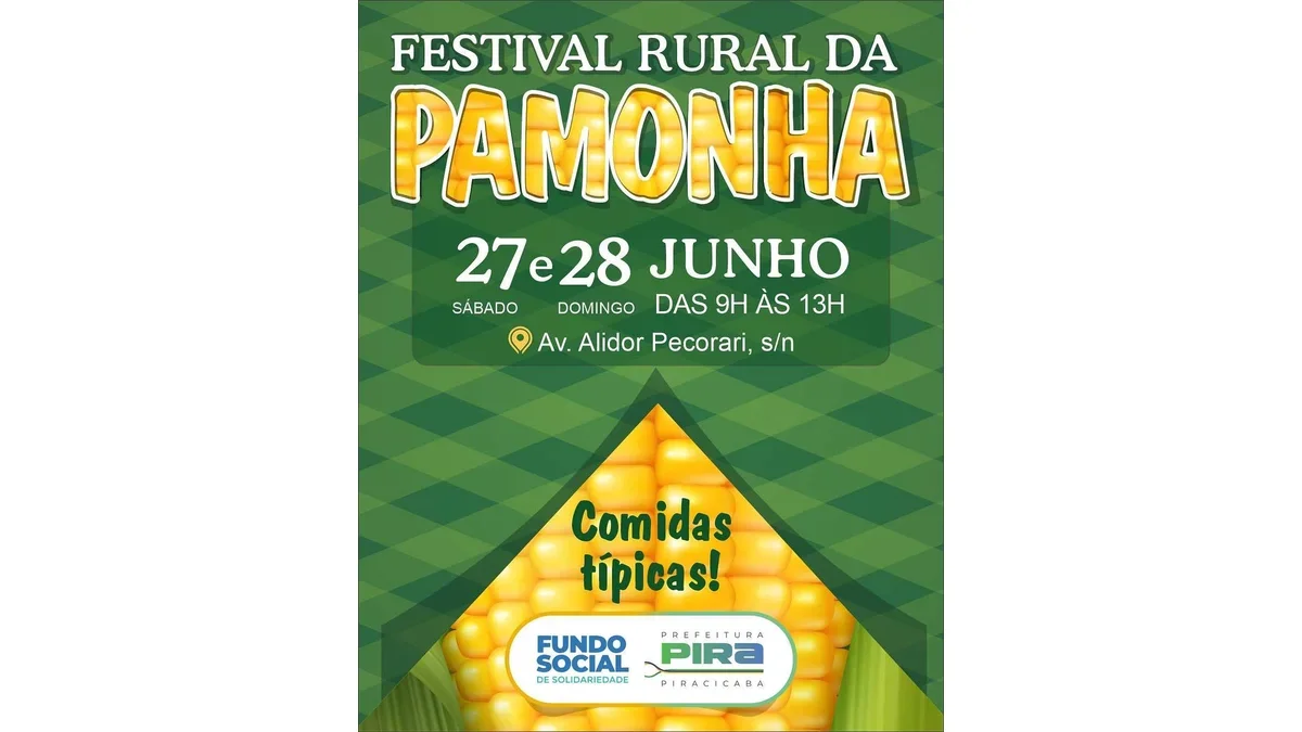 Festival Rural da Pamonha celebra tradição e sabor em Piracicaba