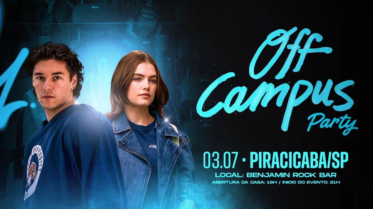 Noite Off Campus em Piracicaba com música pop e indie pop