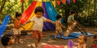 O Circo que Surge do Brincar: vivência circense para bebês e crianças no Sesc Piracicaba