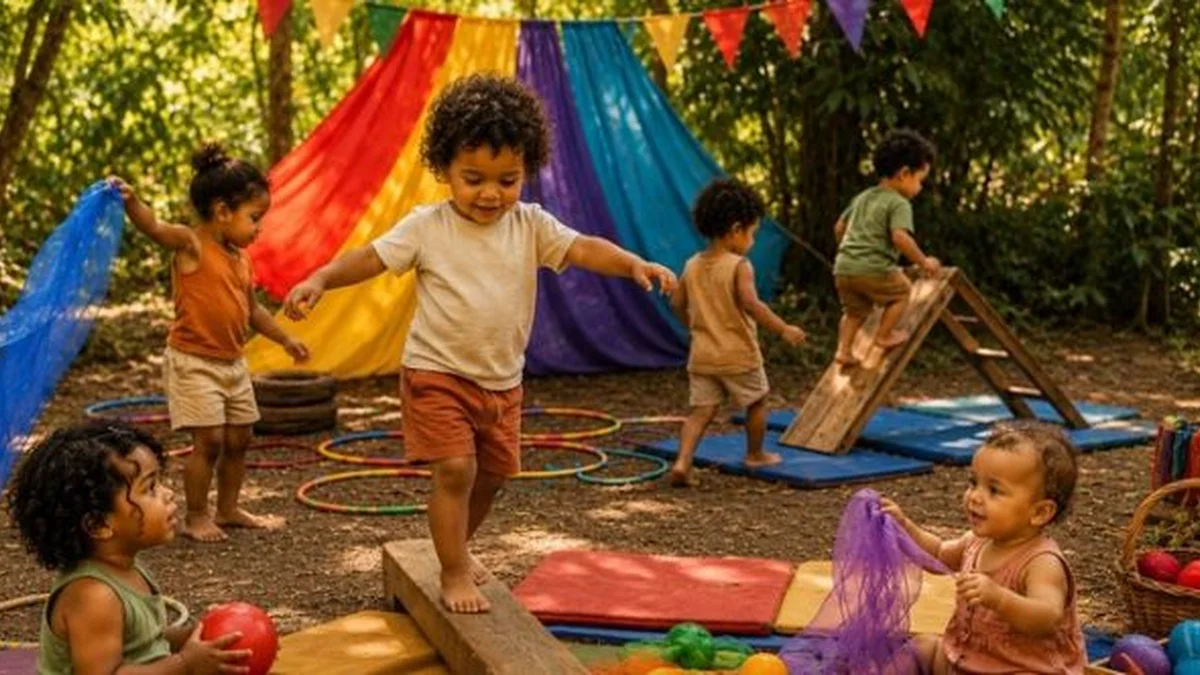 O Circo que Surge do Brincar: vivência circense para bebês e crianças no Sesc Piracicaba
