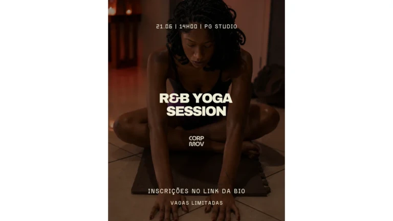 R&B Yoga Session: Cuidado coletivo e musicalidade negra em Piracicaba