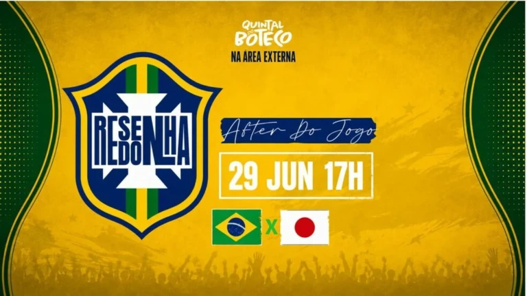 Resenha do NL com Pagodinho no Quintal do Boteco pós jogo Brasil e Japão