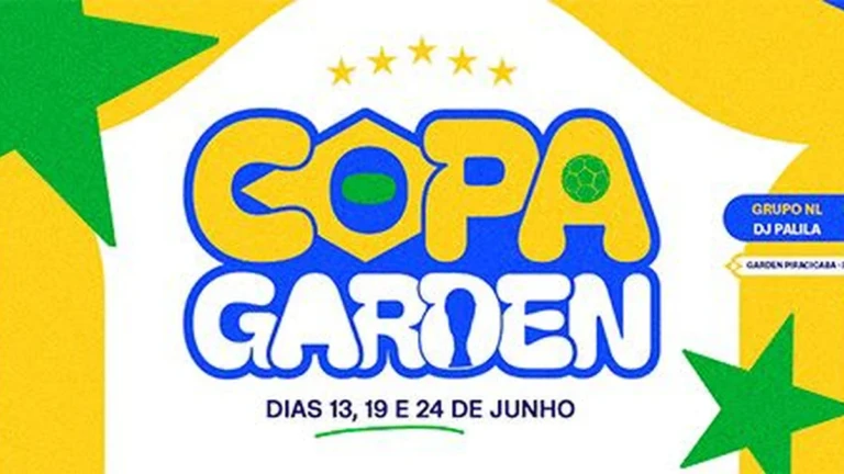 Toca Aquela Copa Garden: Brasil x Haiti e shows após jogo em Piracicaba